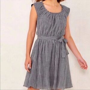 Lauren Conrad navy gingham sundress